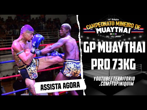 GP MuayThai até 73kg Campeonato Mineiro de MuayThai FMTEMG 10ª Edição