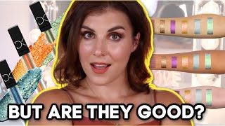 Dominique Cosmetics NEW Beautiful Mess Liquid Shadows Review + Swatches | Bailey B.