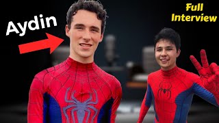🕷️I interviewed AYDIN as Spider-Man 🎙️ #aydinsheroes