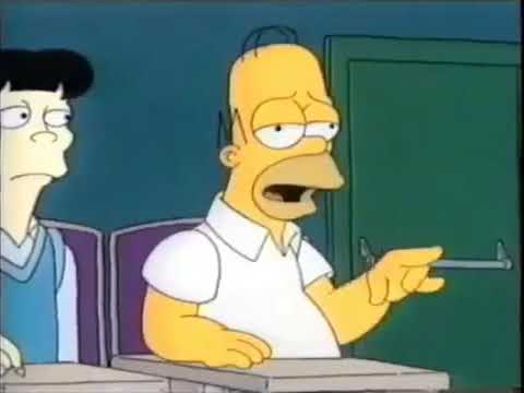 The Simpsons Syndication Promo (1995): “Homer Goes to College“ (S05E03) (20 second)