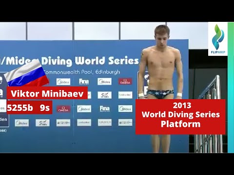 2013 Viktor Minibaev - Team Russia - 5255b - 9s - Platform Diving - Diving World Series