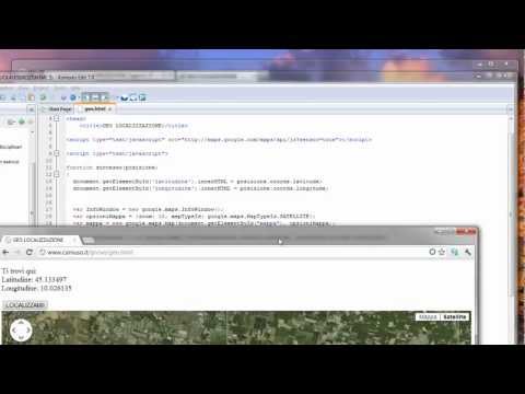 Corso HTML5 ITA - 13 Geolocalizzazione: visualizzare le mappe, gestire gli errori