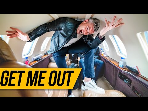 I Got Trapped in a Private Jet!