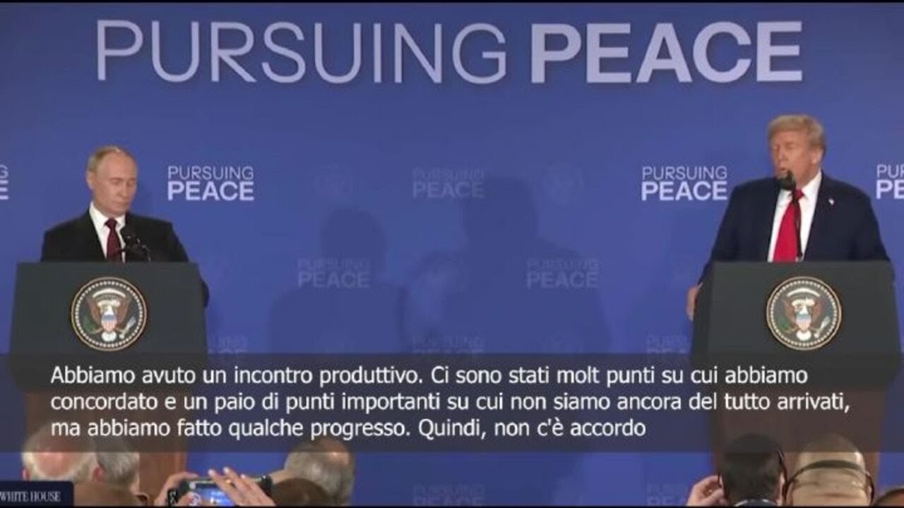 Trump ad Ancholage: Incontro con Putin produttivo, fatti dei progressi ma non c'è accordo