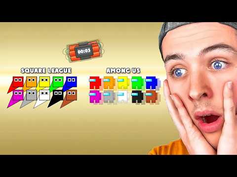 Square League VS Among us! (BATTLE!)