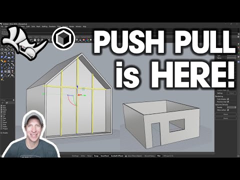 PUSH PULL in Rhino 8 is AWESOME! (How to Use it)