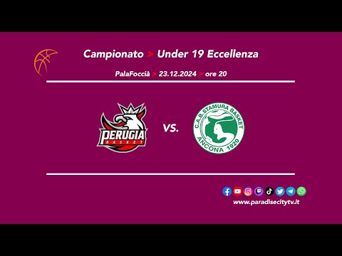 HIGHLIGHTS UNDER 19 ECCELLENZA BASKET GIRONE 2 2024-2025 - PERUGIA BASKET VS. CAB STAMURA ANCONA