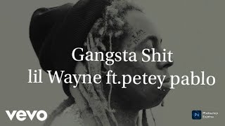 Lil Wayne ft. Petey Pablo – Gangsta Shit (Official Lyrics Video)