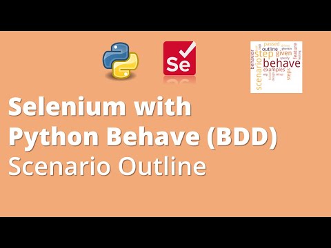 Part 1 Selenium with Python Behave BDD Introduction