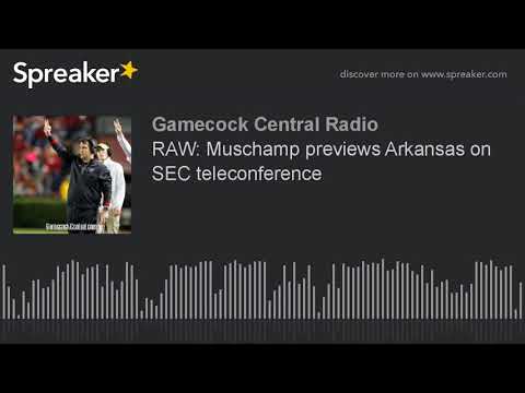 RAW: Muschamp previews Arkansas on SEC teleconference