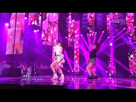 【1080p。NS Yoon-G - If You Love Me (feat. Simon)】121104 SBS Inkigayo