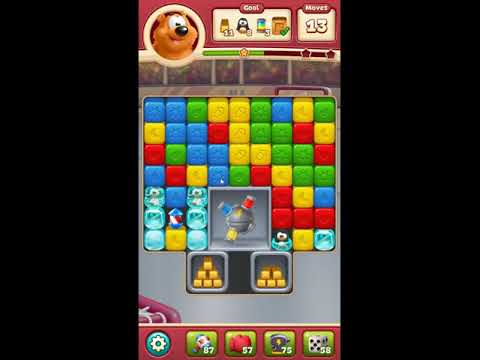 Toon Blast Level 3142 - NO BOOSTERS 🐻🐺🐱 | SKILLGAMING ✔️