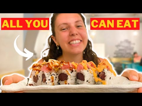 LET'S EAT AT SUSHI ALL YOU CAN EAT 🍣 Asian restaurant without limits