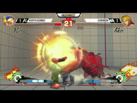 Kazunoko (Yun) vs Momochi (Ken) - #FinalRound18 #USF4