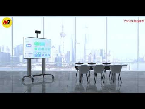 Video TW100 Profesionálny motorizovaný stojan na TV, nosnosť 136,4 kg