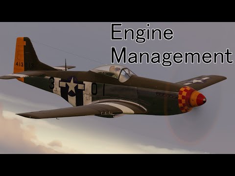 DCS P-51D Engine Management