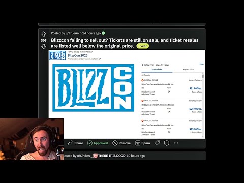 Blizzcon tickets fail to sell out for the first time in history
