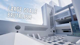 【Large Scale Brutalism】巨大コンクリート施設の中にプールがあるステージが最高に癒される【LIMSCAPE】