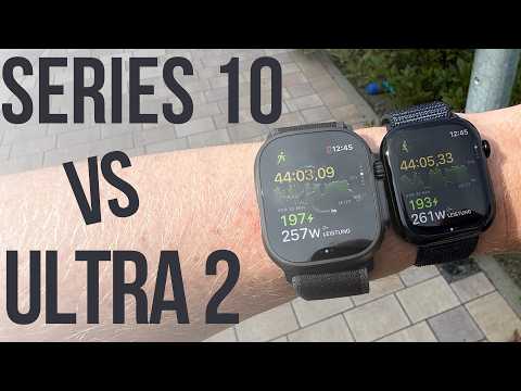 Apple Watch Series 10 vs Ultra 2 black - Alle Unterschiede