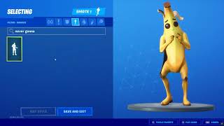 10+ MINUTES of Fortnite's NEVER GONNA EMOTE