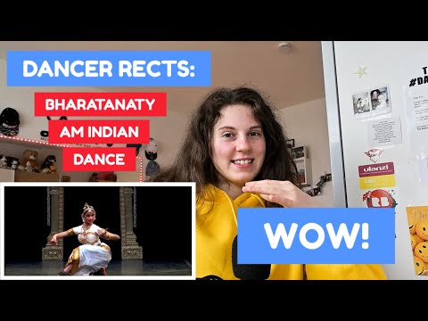 DANCER REACTS BHARATHANATYAM DANCE - BY SANJENA RAMESH