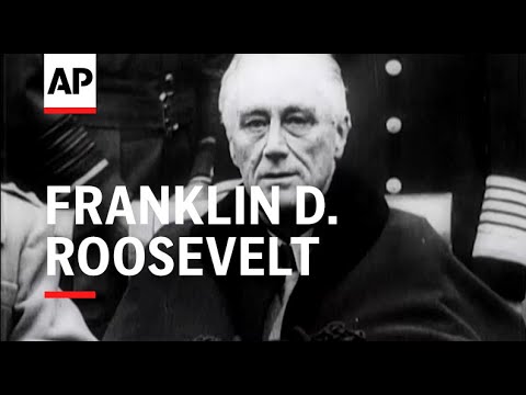 Franklin D. Roosevelt - 1945 | Movietone Moment | 12 April 2024