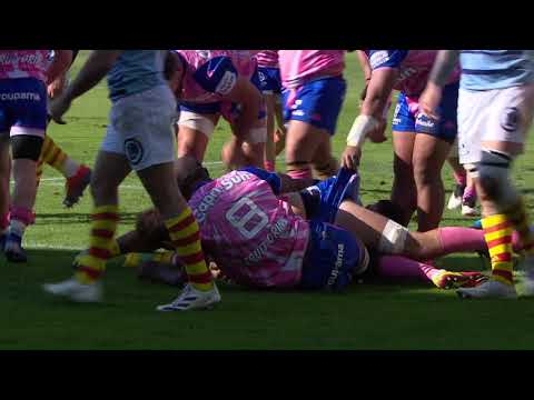 TOP 14 - Essai de Paul GABRILLAGUES (SFP) - USAP - Stade Français Paris - J07 - Saison 2021/2022