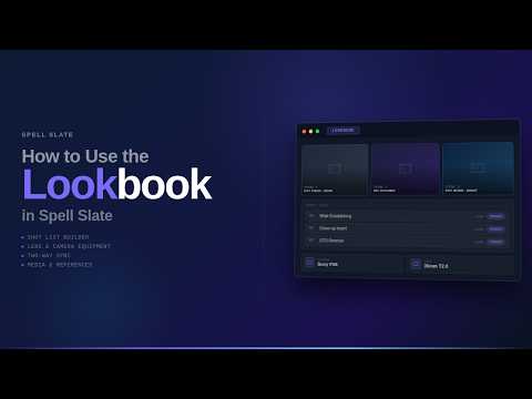 Spell Slate - Film & TV Production Software