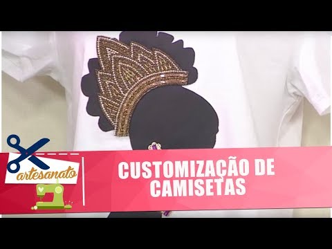 Aprenda a customizar camiseta com estampas com a artesã Irani Luar - Vida Melhor - 20/11/18