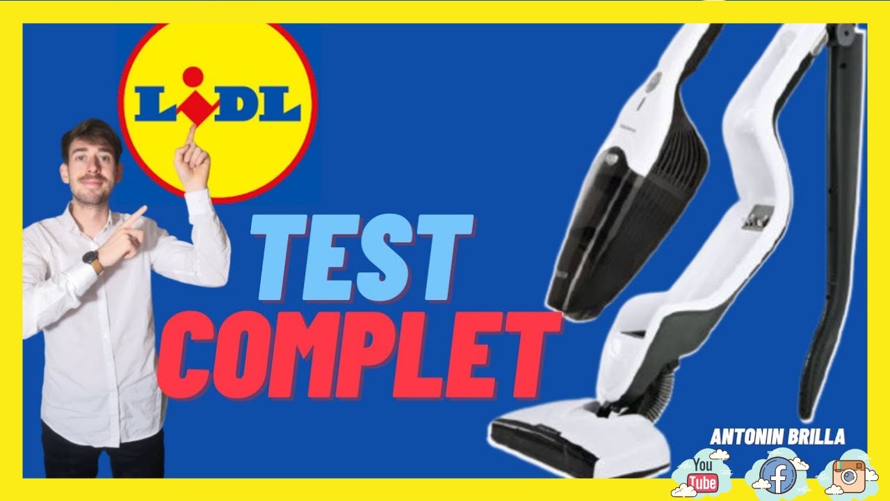 Aspirateur sans fil polyvalent 2 en 1 | SILVERCREST | Lidl France CRASH TEST