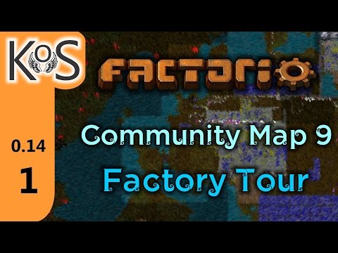 Factorio Community Map 9, Ep 1: Factory Tour: Bob's Mods | Co-op Multiplayer 0.14