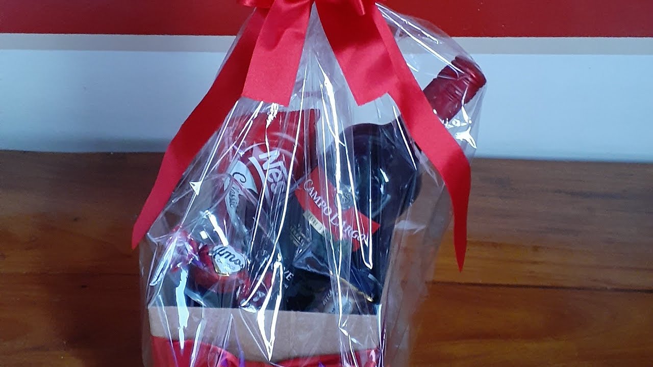 Diy dias dos namorados /caixa com vinho