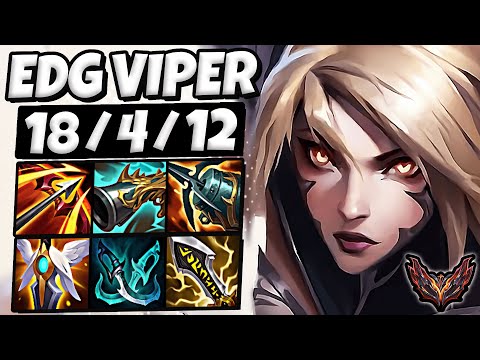 Kaisa vs Nilah ADC [ EDG Viper ] Patch 12.18 Korea Grandmaster ✅