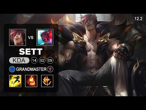 Sett Top vs Yone - EUW Grandmaster - Season 12 Patch 12.2