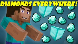 If Diamonds Weren&#39;t Rare - Minecraft