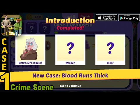 Small Town Murders : Match 3 Crime Mystery Stories - Introduction Walkthrough (Android, ios)