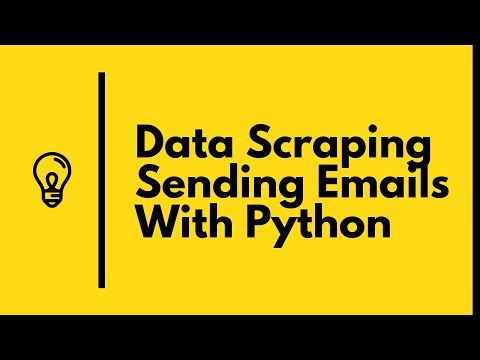 Scrape Data And Send Emails Using Python