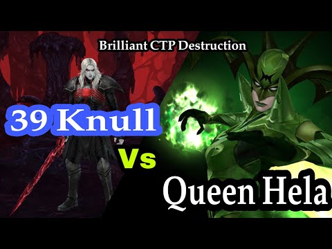 Queen Hela vs Knull 39 Very easy with Brilliant CTP Destruction🔥Marvel Future Fight