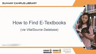How to Find E-Textbooks (via VitalSource Database)