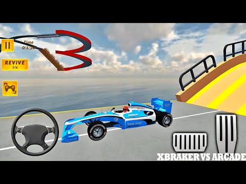 Formula Ramp Car Stunts: Impossible Blue Formula Levels 30 to 34 - Android Gameplay Walkthrough