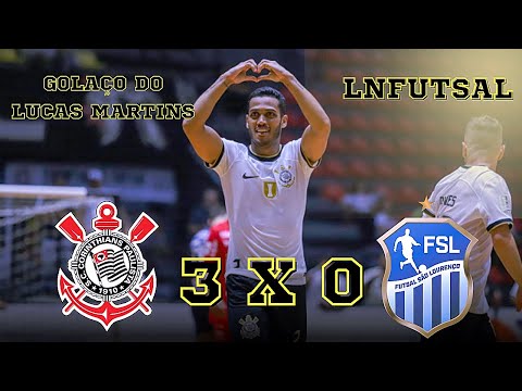 Corinthians 3 x 0 São Lourenço - Melhores Momentos - Liga Nacional Futsal 2023