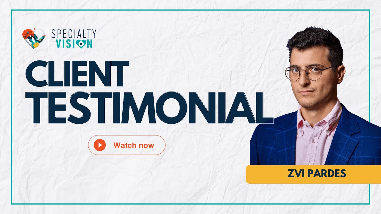 Video poster: Testimonial video for Specialty Vision: Marketing For Ophthalmology Groups