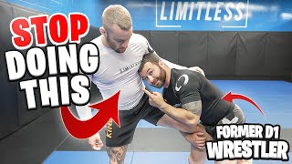 The 5 Most Common WRESTLING MISTAKES BJJ Athletes Make...With Former D1 Wrestler Joe Breza