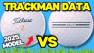 NEW Titleist Pro V1 vs Pro V1x TRACKMAN DATA