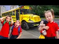 Five Kids First Day Of School More Children S Songs And Videos