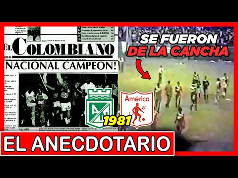 🔥THE DAY AMERICA GOT OVER IN A FINAL AGAINST NACIONAL (1981) | CAMILO MD