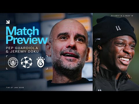 MATCH PREVIEW | Pep spells out City priority ahead of key Galatasaray clash | Man City v Galatasaray