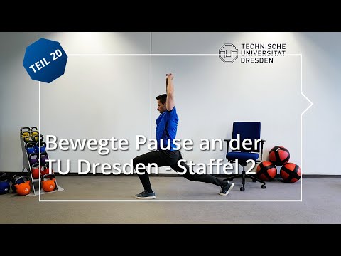Bewegte Pause an der TU Dresden – Teil 20: Fünf Übungen für die Pomuskulatur