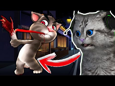 PROBANDO el juego ASUSTADOR *TALKING TOM*  el juego que ESPIA NIÑOS !NO LO JUEGUES!