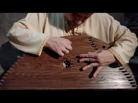 Russian Traditional Music Instrument Gusli with Amazing Sound